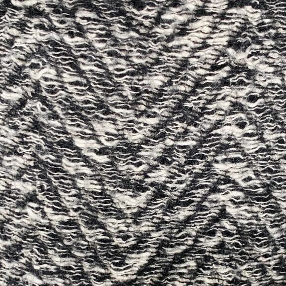 BILLY REID Size L Grey Black Wool Cotton Herringbone Belted Jacket - Picture 2 of 7